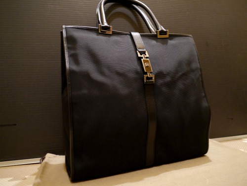 美品◆GUCCI グッチ ジャッキー A4対応ビジネス可 トート バッグ
