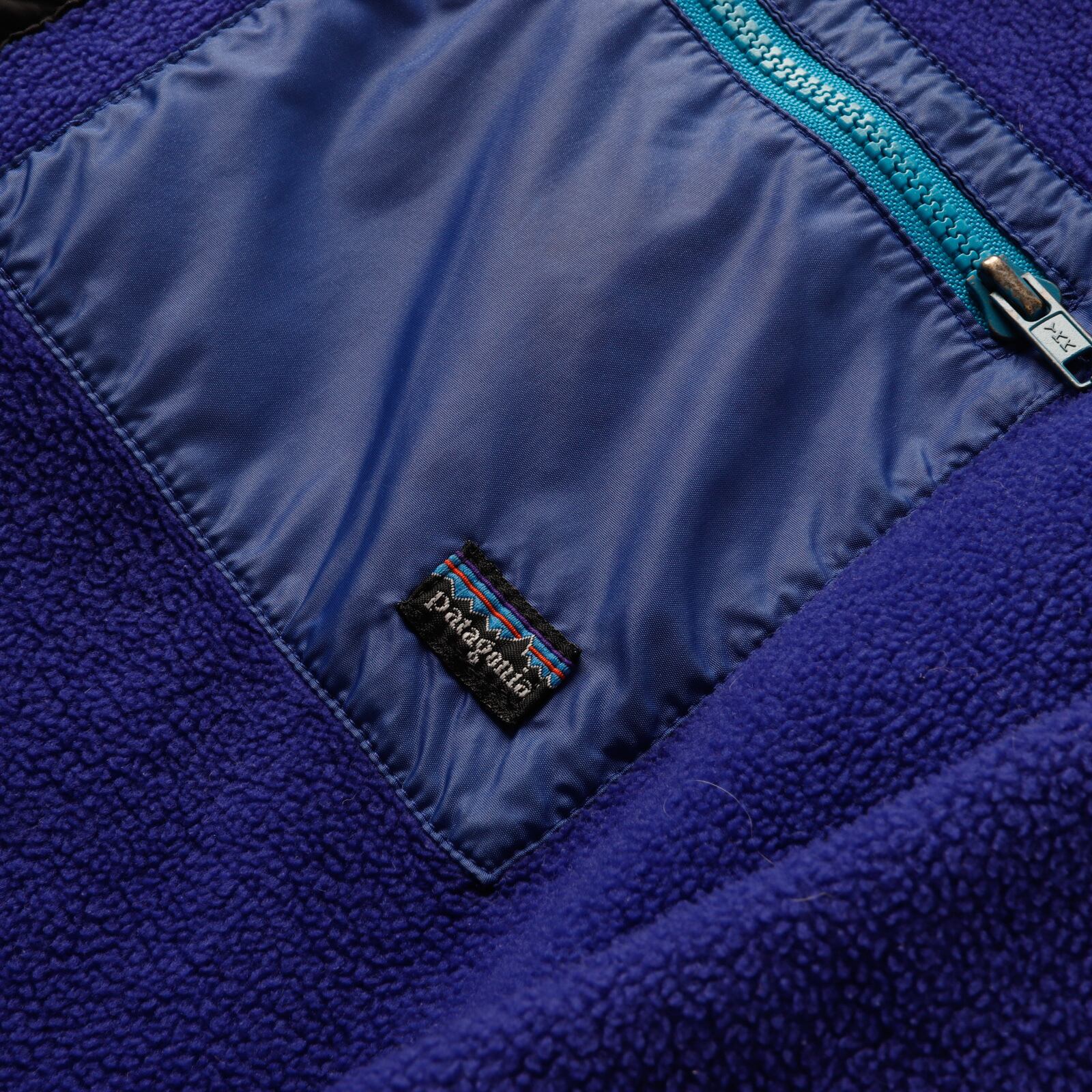 極美品】90s Patagonia fleece jacket half zip made in CANADA Size L