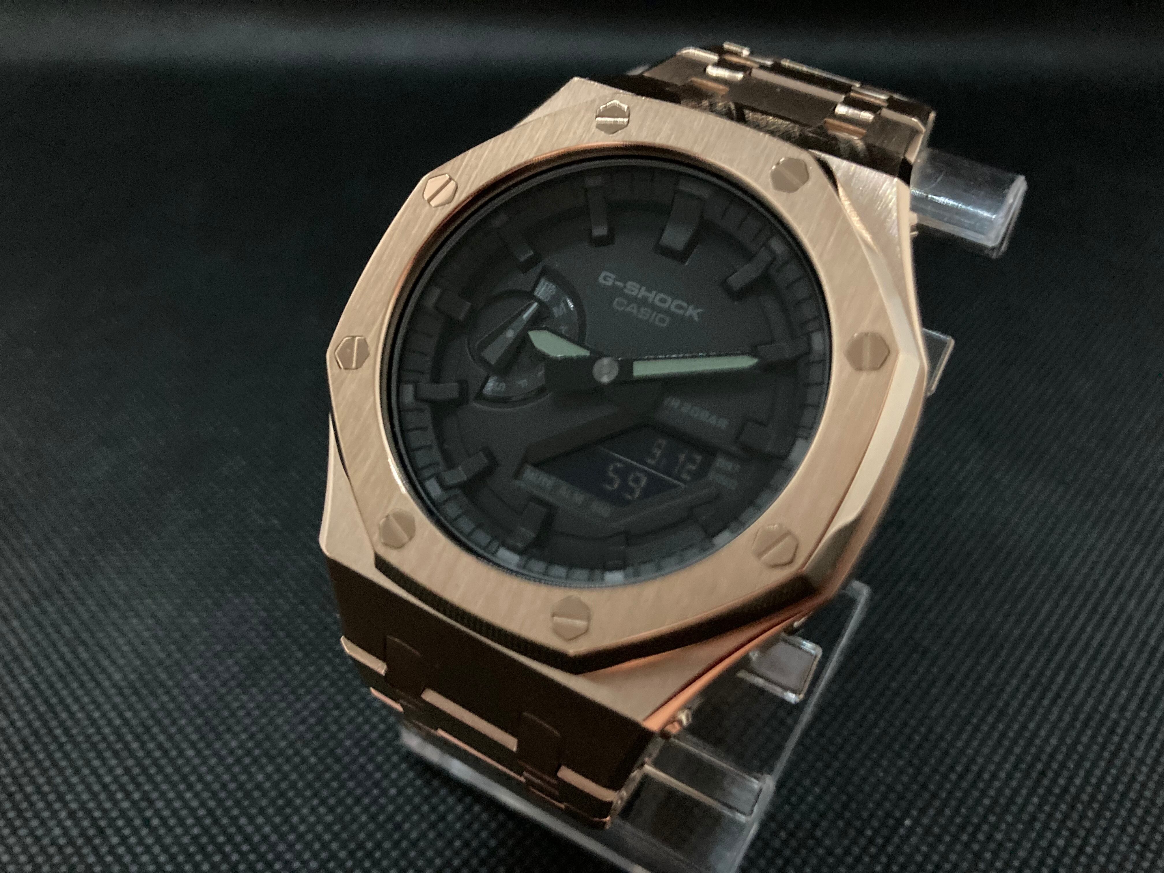 G-shock ga2100用ケースのみ　ローズゴールド時計はついておりません。