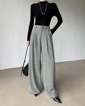 Half turtleneck slim knit Top T20115