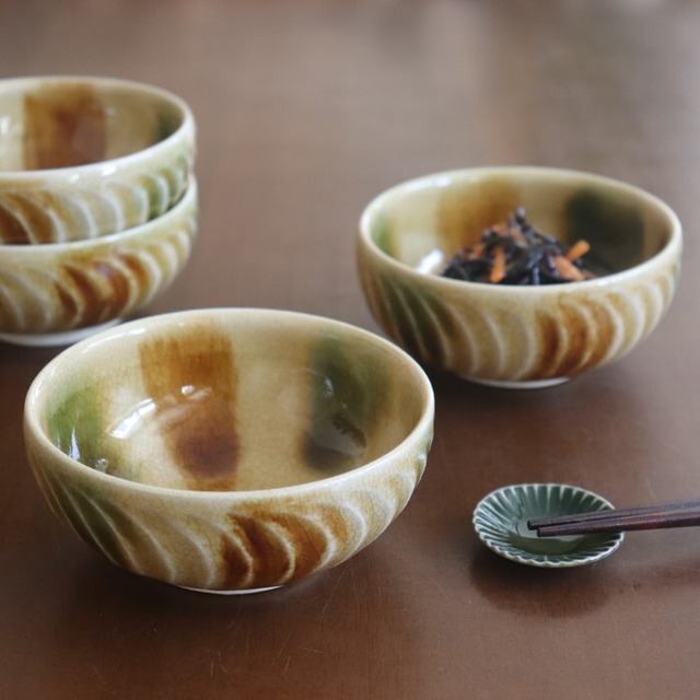 瀬戸赤津焼 拝戸窯稲山 碗  SetoAkazu-yaki  Cup  #464