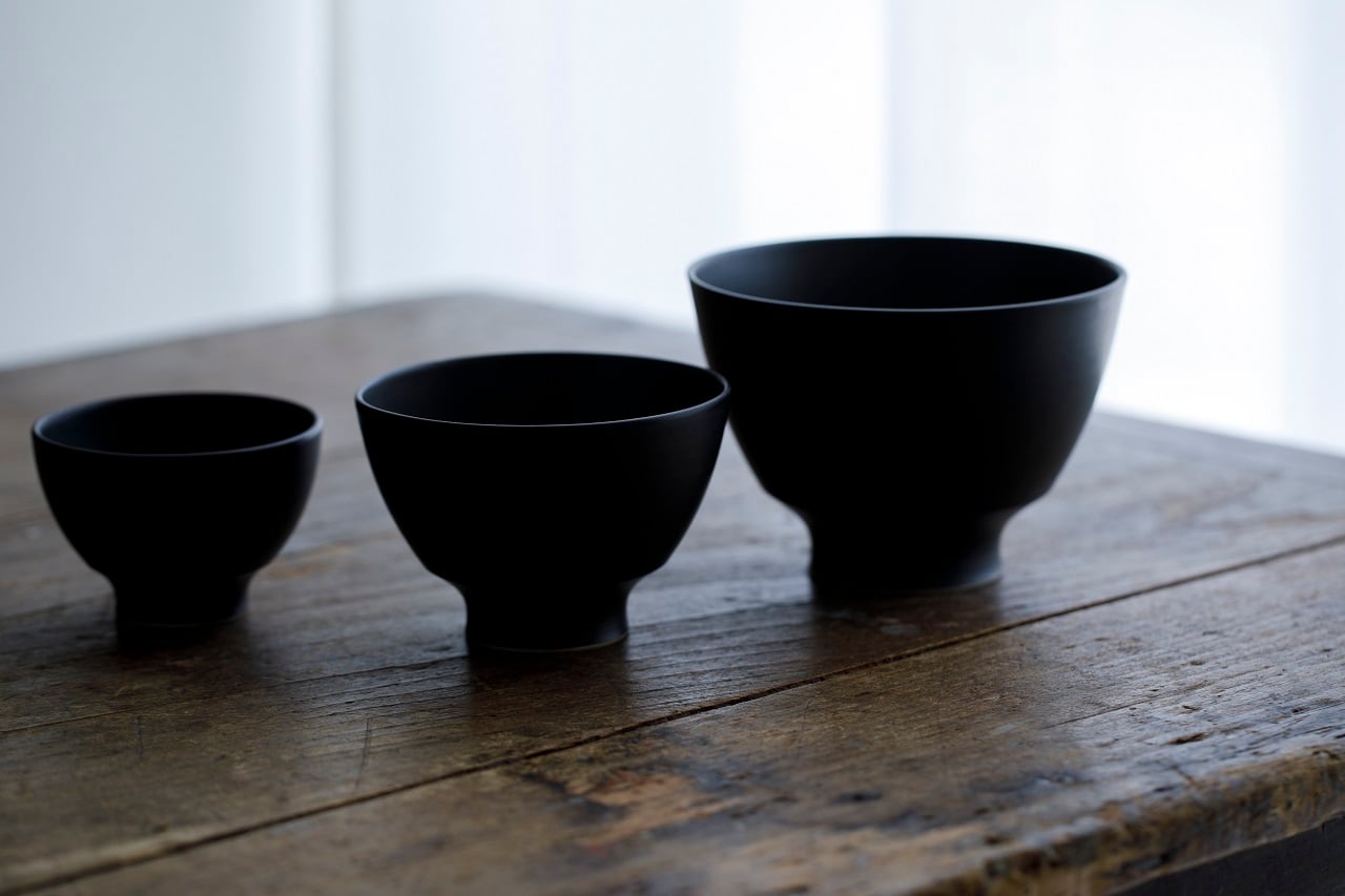 Une / Tea bowl （フォレストグリーン）
