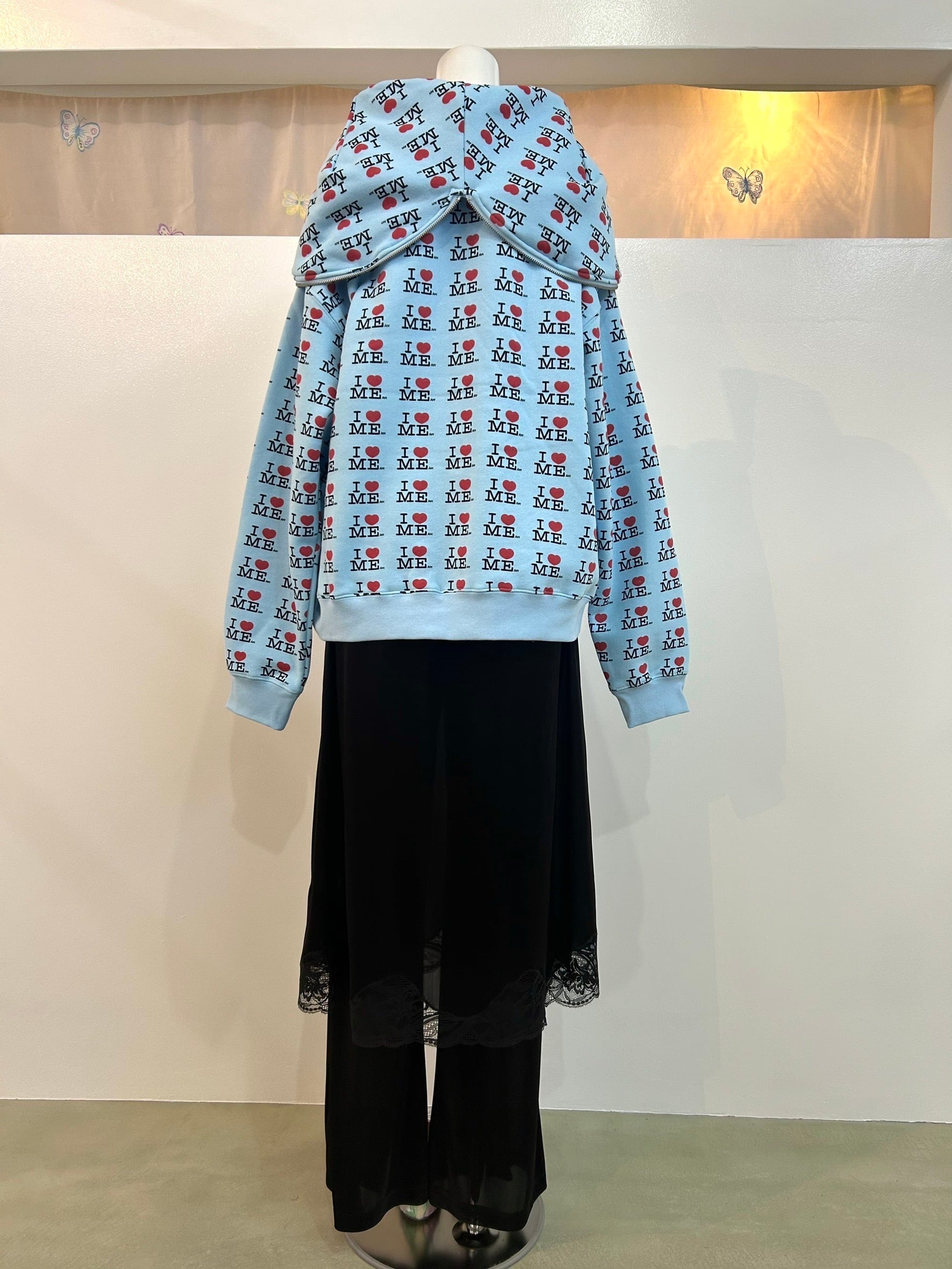 Ashley WILLIAMS I♡ME butterfly hoodie / blue | itimi
