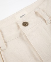 【#Re:room】COTTON TWILL HEM BUTTON TRACK PANTS［REP202］