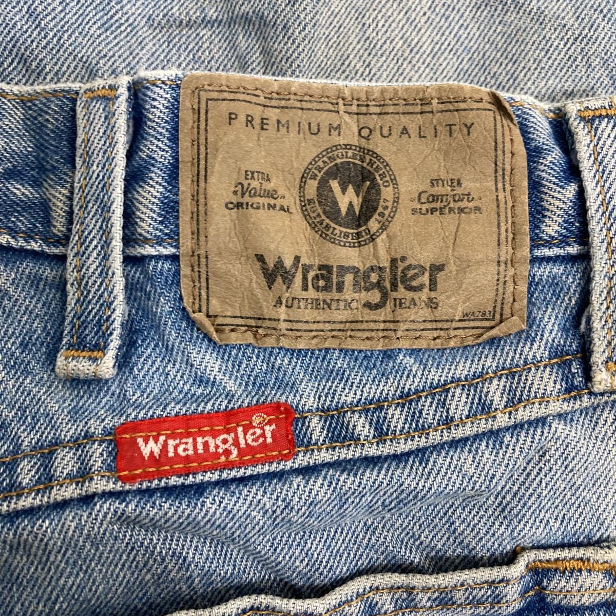 Wrangler デニムパンツ W36 ラングラー ビッグサイズ ブルー メキシコ