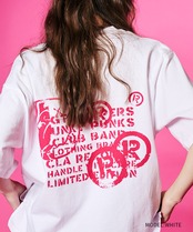 COOLAヴィンテージプリントクロップドTシャツ (WHITE)　CQ-48137