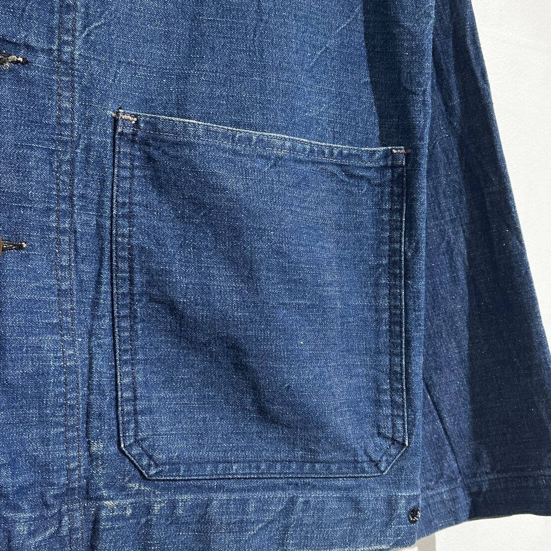 30s USCG Denim Shawl Collar Coverall 30年代 アメリカ海軍コースト 