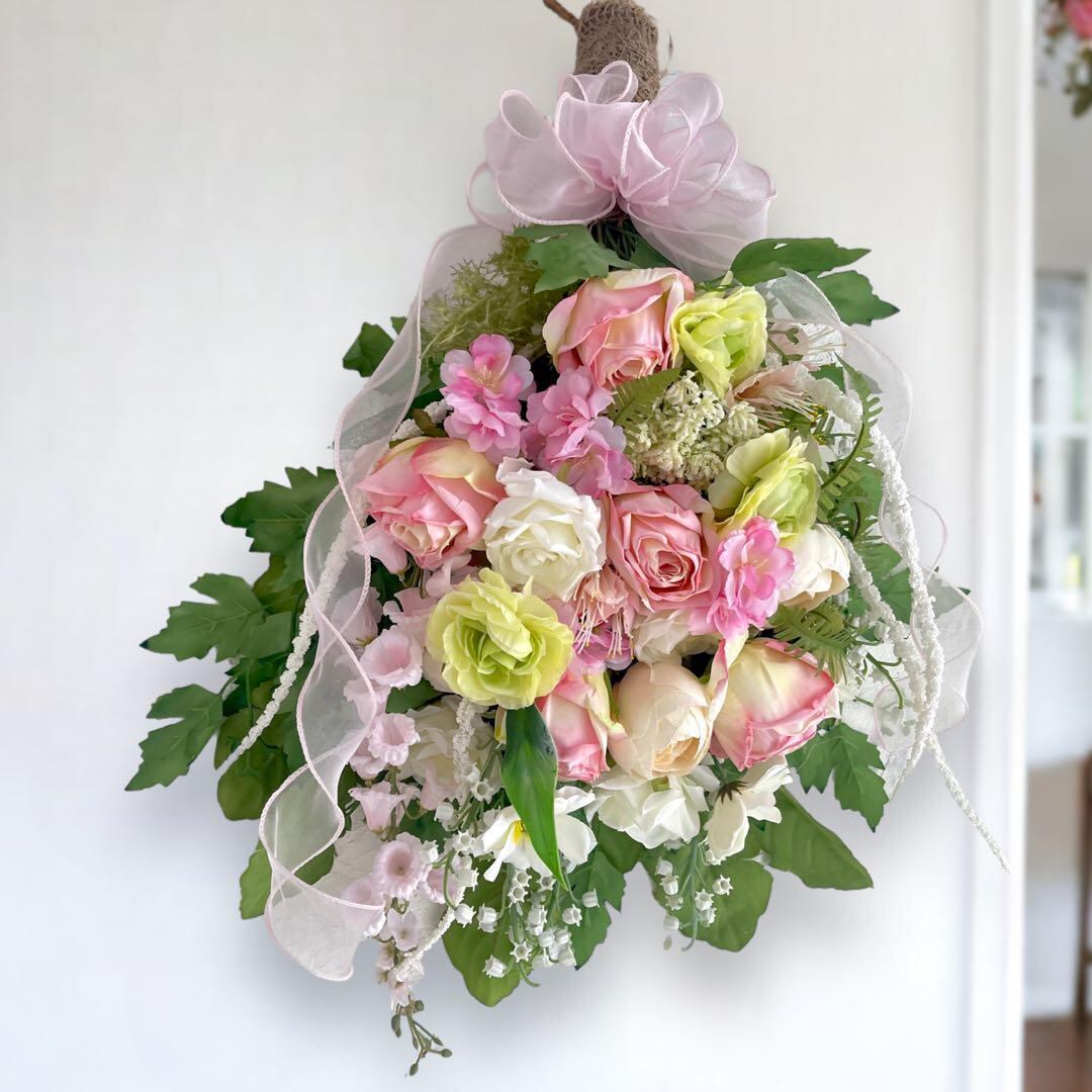 ミモザのフライングリース　春待ちリース ミモザのフライングリース春待ちリース