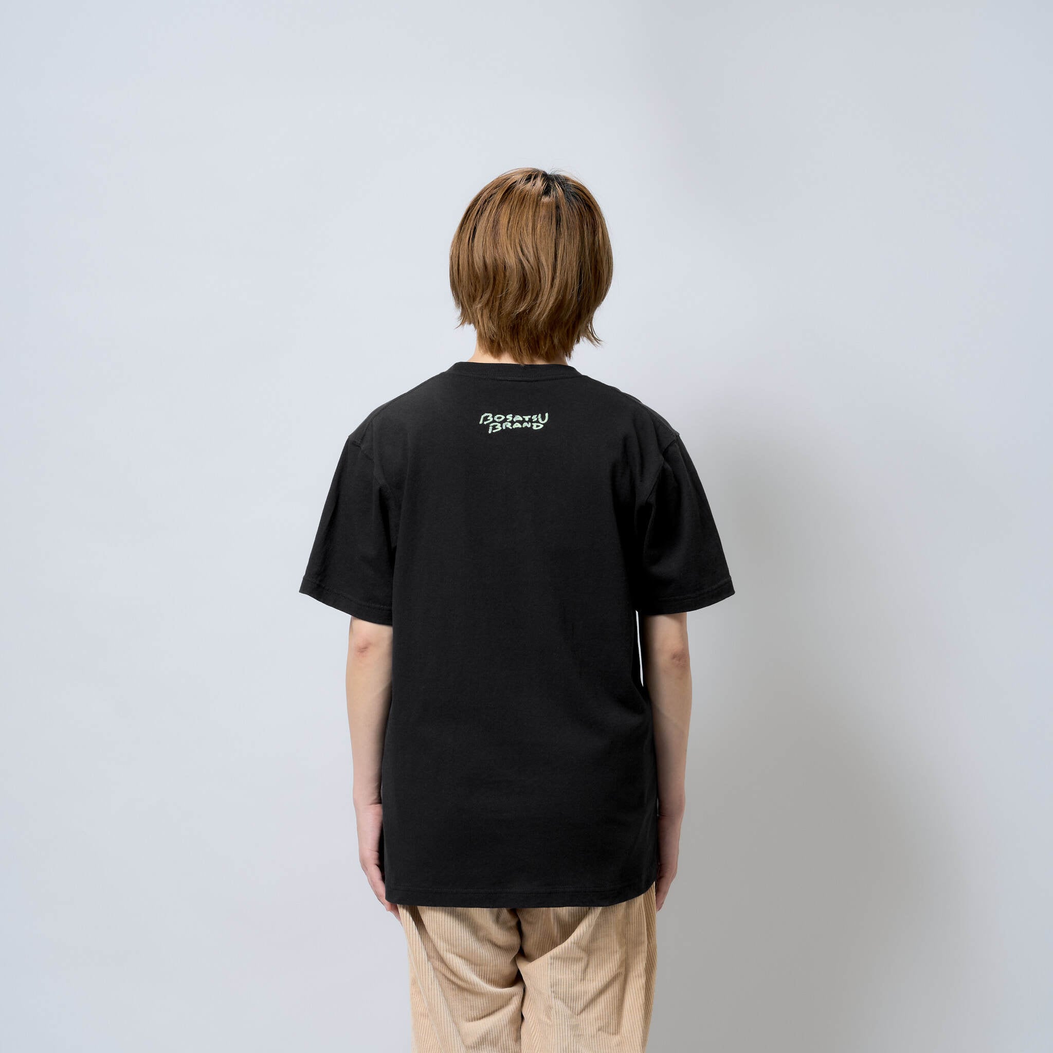 虎のり弥勒菩薩 仏像 オーセンティックスーパーTシャツ (刺繍) 7.1oz