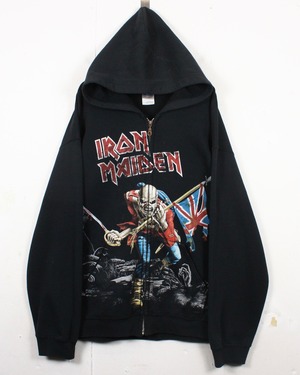 【Caka act2】00's “IRON MAIDEN” “The Trooper” Zip Up Hoodie
