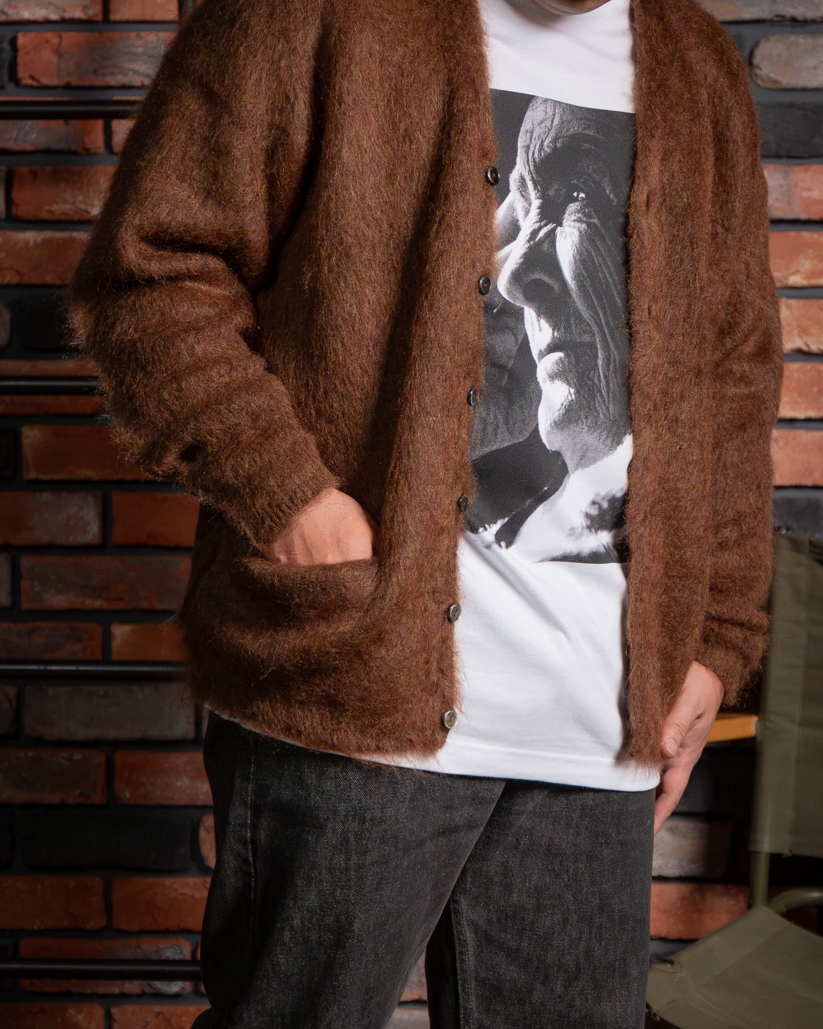 Authentic Reproduction Productsモヘアカーディガン Authentic Reproduction Products®】Premium Classic Mohair