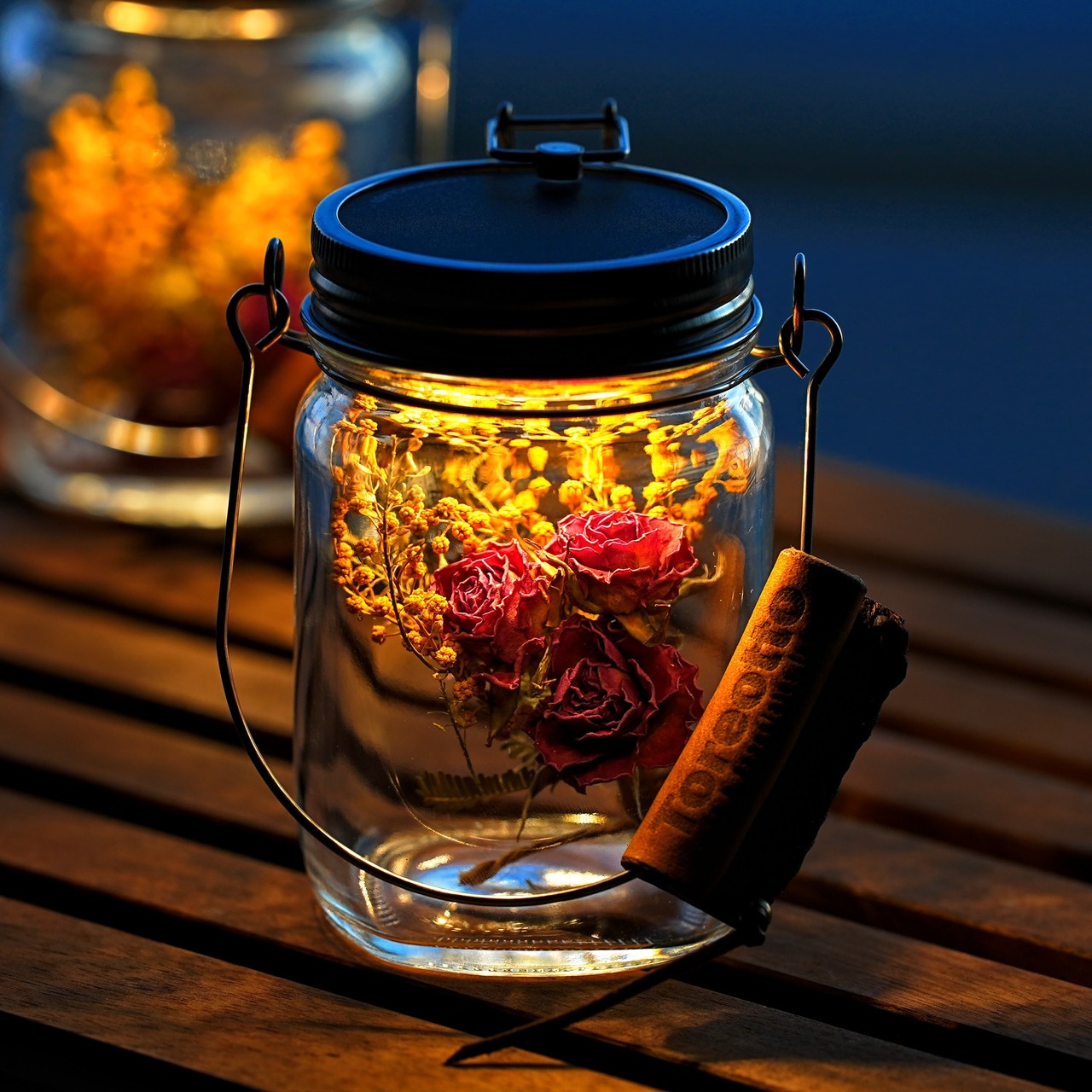 【クリスマスギフト】sonnenglas mini アンティークローズ&ミモザ1