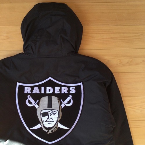 90's Deadstock Chalk Line / NFL Oakland Raiders Warm up Jacket