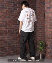 ◆猫コラージュ ビッグTシャツ◆bf-36052