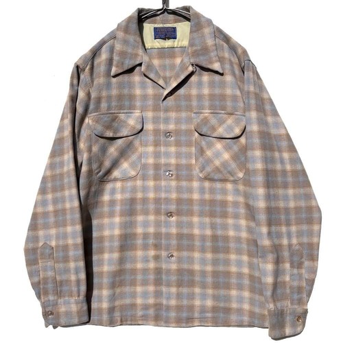Pendleton Vintage Open Collar Wool Shirt [1970s-]