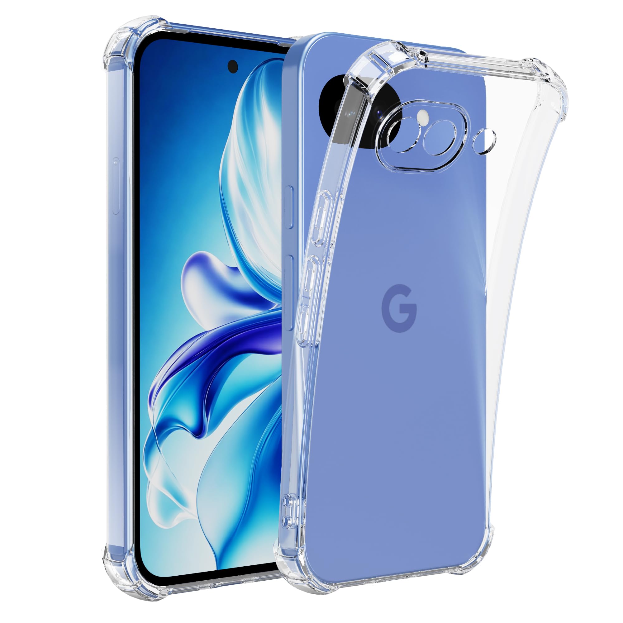 CAKUPAJC 対応 Google Pixel 10A ケース 米軍MIL規格 耐衝撃 高耐黄変 四隅衝撃吸収構造 6.3インチ クリア
