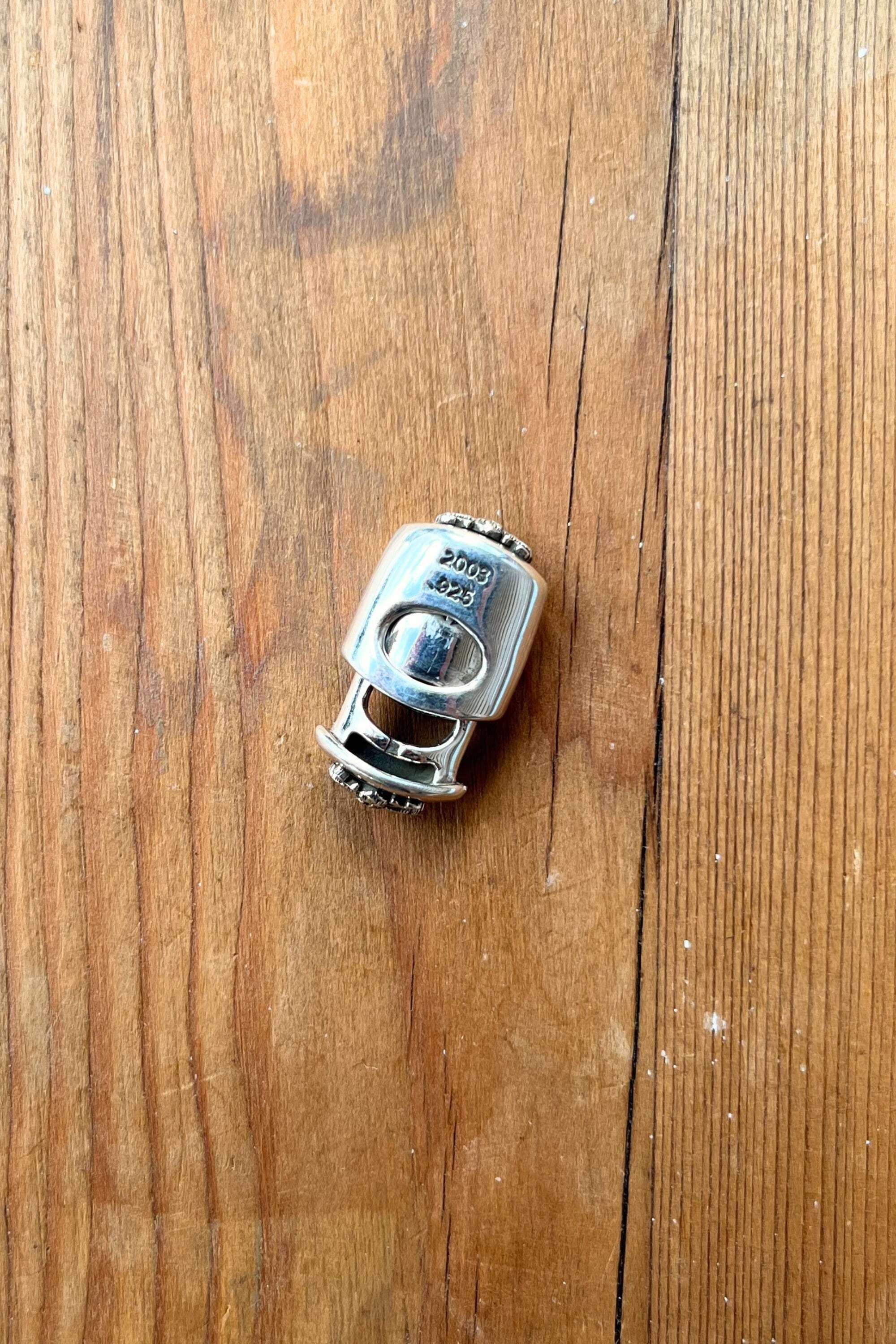 三つ編み革紐 ストッパー スクロールチップセット