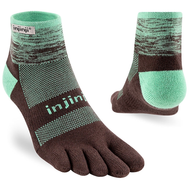 Injinji インジンジ ／ トレイルミッドウェイトミニクルー #ミント