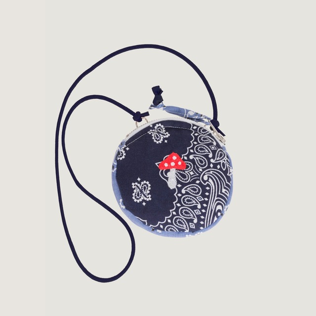 CALL IT BY YOUR NAME　SMALL ROUND PURSE 　NAVY/CHAMBRAY