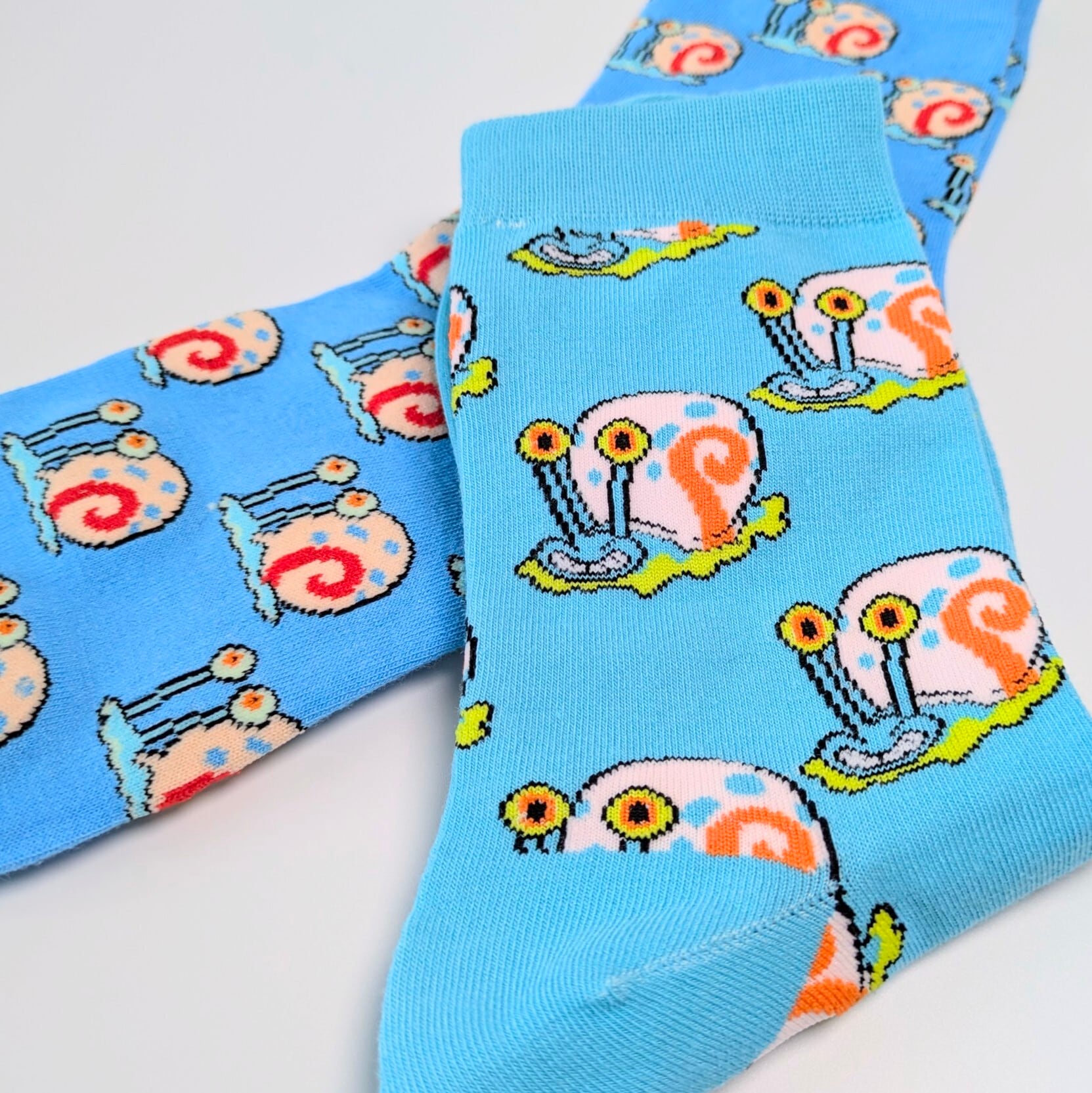 【 crew socks / クルーソックス 】SpongeBob SquarePants ( スポンジボブ ) / ゲイリー 靴下 / ソックス〚アメリカン雑貨 アメトイ〛