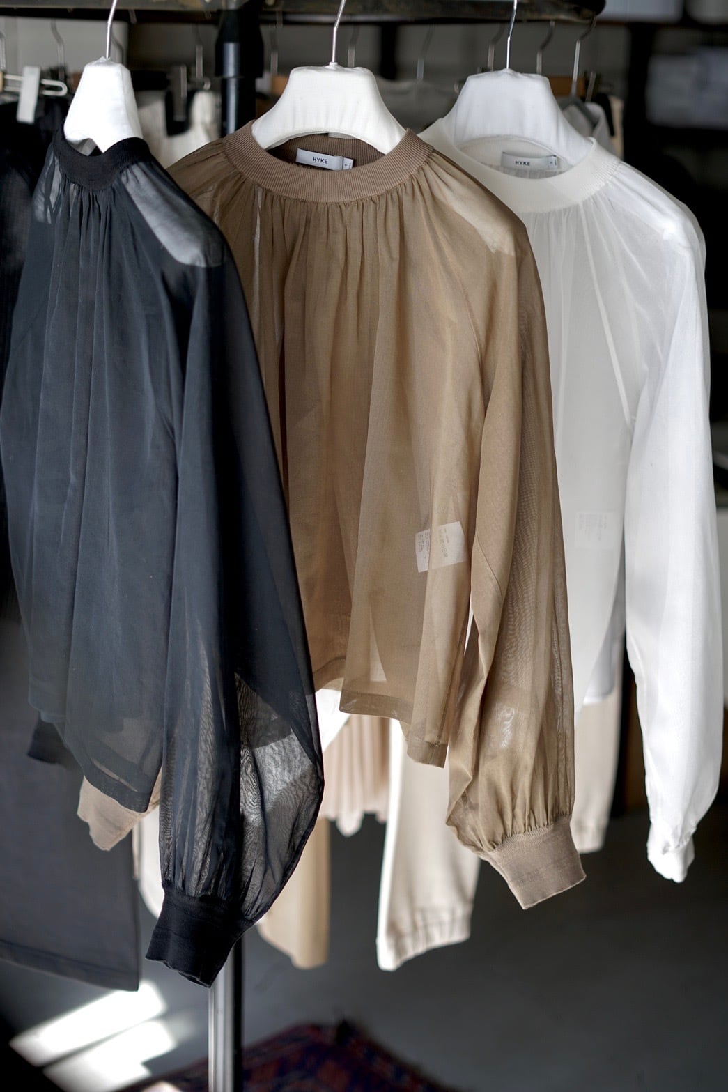 OVERNEATH / Cotton×Linen (Garter Tank 072) (Light Grey , Brown)#8