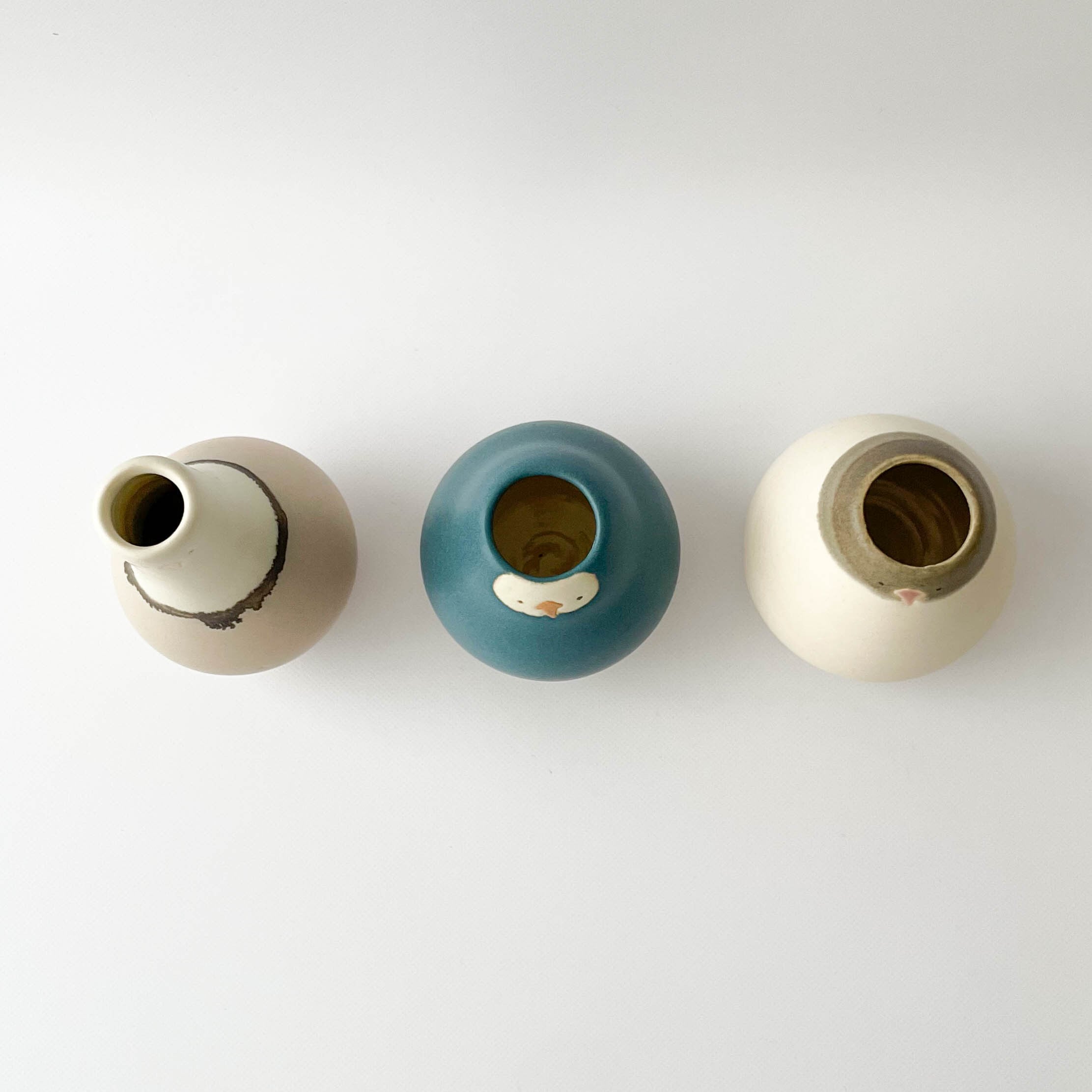 【降幡未来】鳥の一輪挿し（ブルーグラデーション） 花器 一輪挿し オブジェ 降幡未来さん 鳥の一輪挿し｜お知らせ｜和食器の通販 monsen