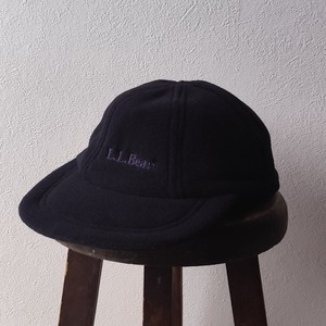 Deadstock vintage L.L.Bean Fleece cap POLARTEC エルエルビーン　フリースキャップ　イヤーフラップ　ブラック ポーラーテック　