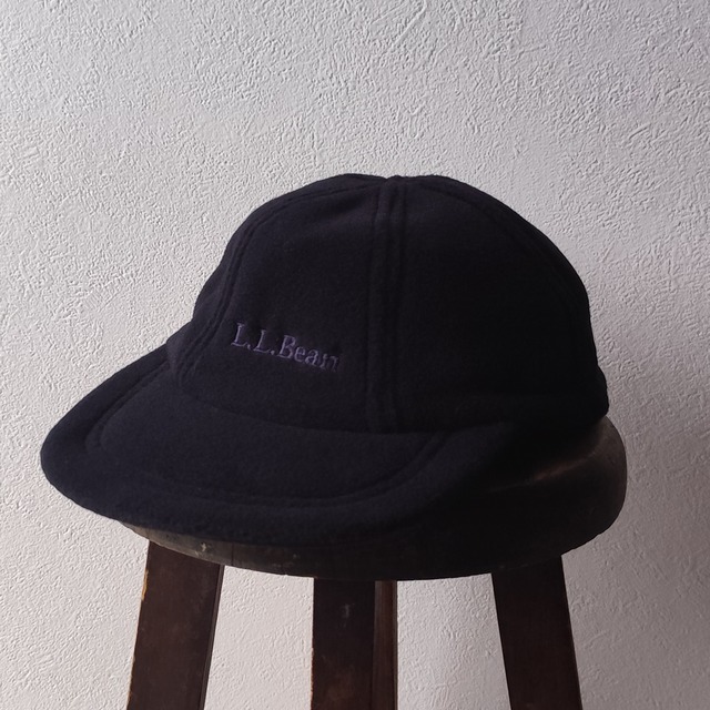 Deadstock vintage L.L.Bean Fleece cap POLARTEC エルエルビーン　フリースキャップ　イヤーフラップ　ブラック ポーラーテック　