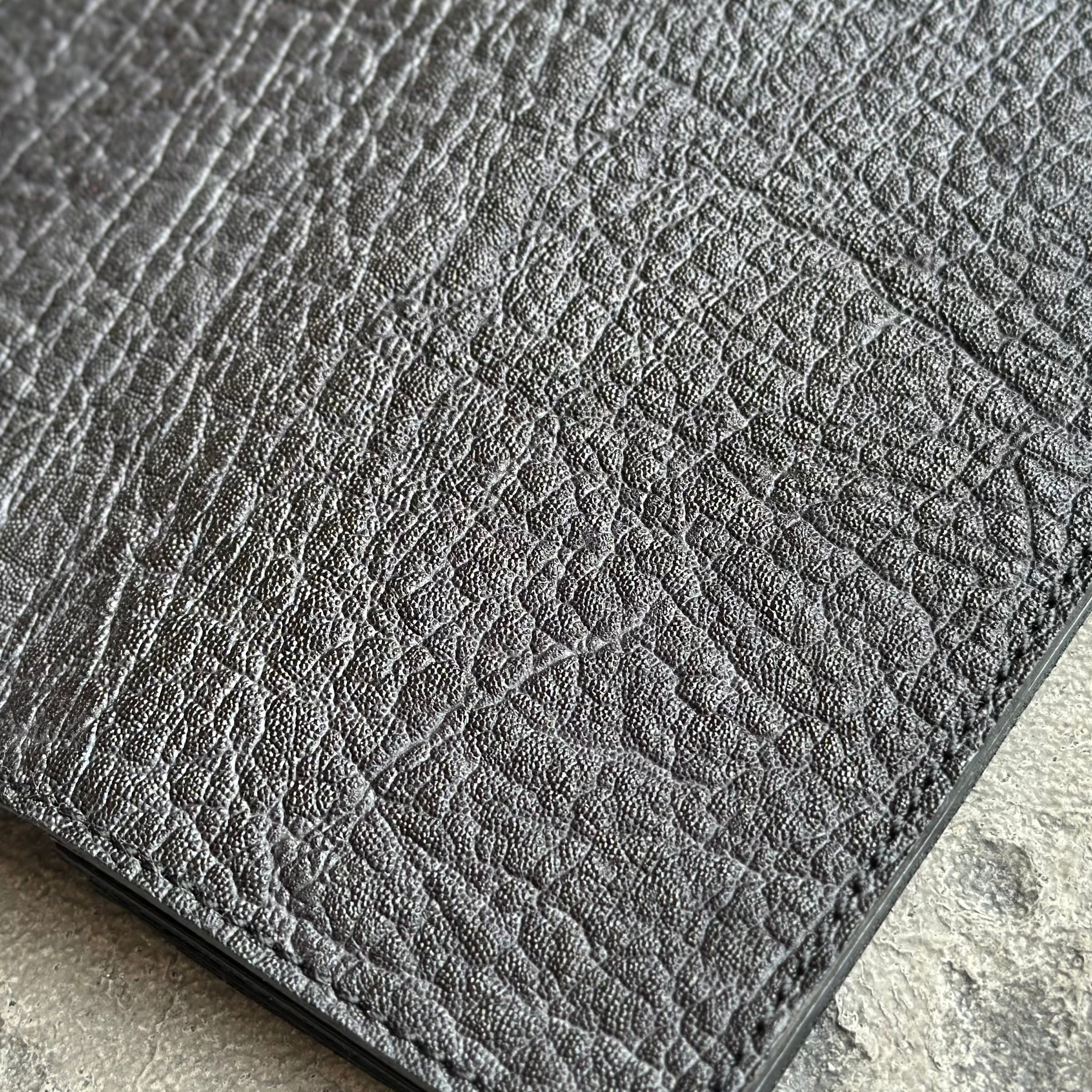 未使用級✨KC,s ケイシイズ エレファント　レザー　ウォレット　ブラック 限定商品】ウォレット スタンダード 手染めエレファント