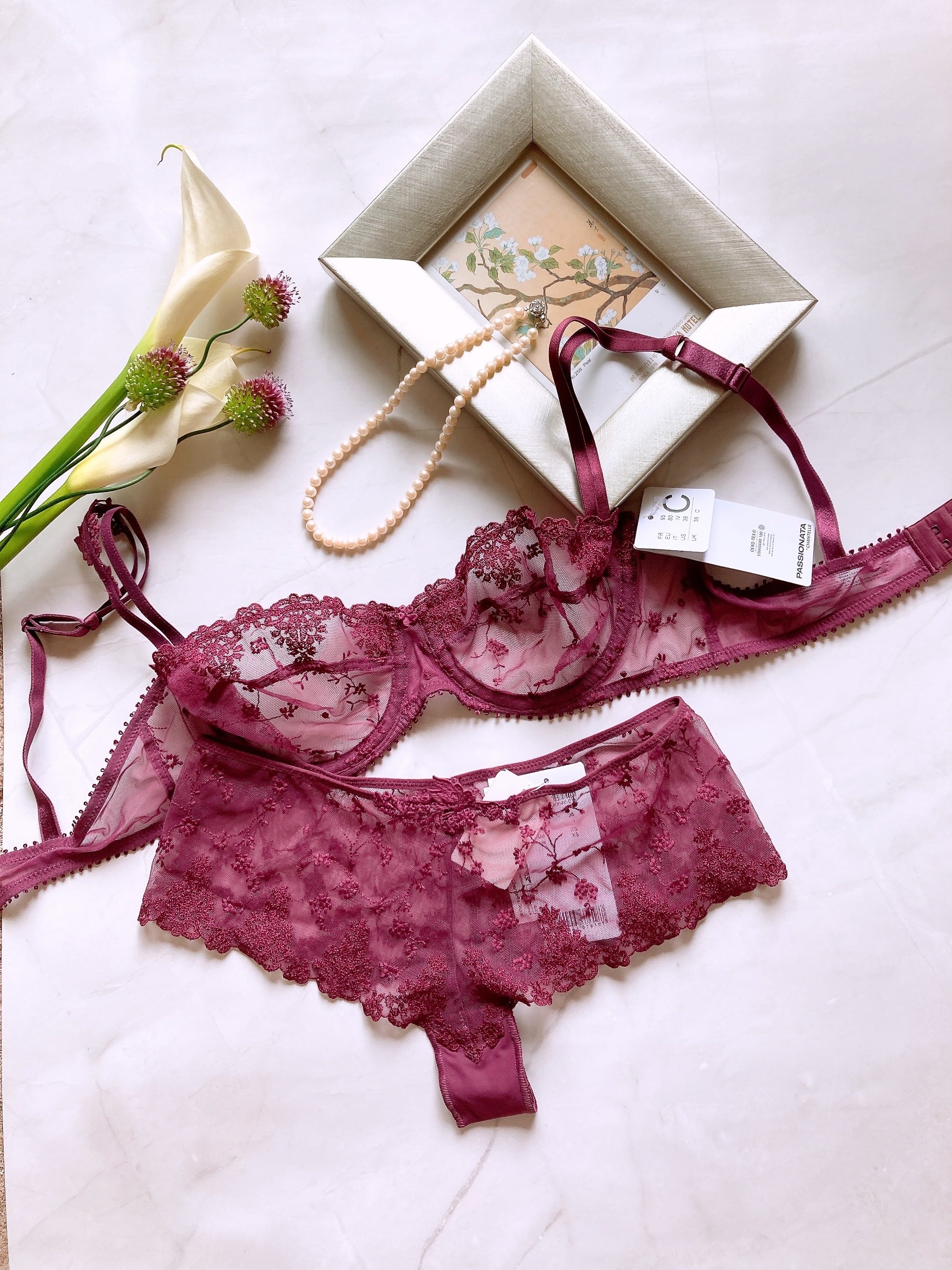 Passionata パッショナータブラジャー FRサイズ90D.95C.95D（日本サイズE75.D80,E80） ワイヤーブラ