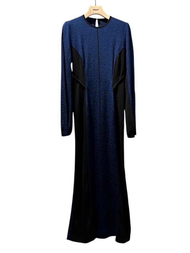 【25AW】Mame Kurogouchi マメ クロゴウチ / Floral Jacquard Fraise Stitch Dress