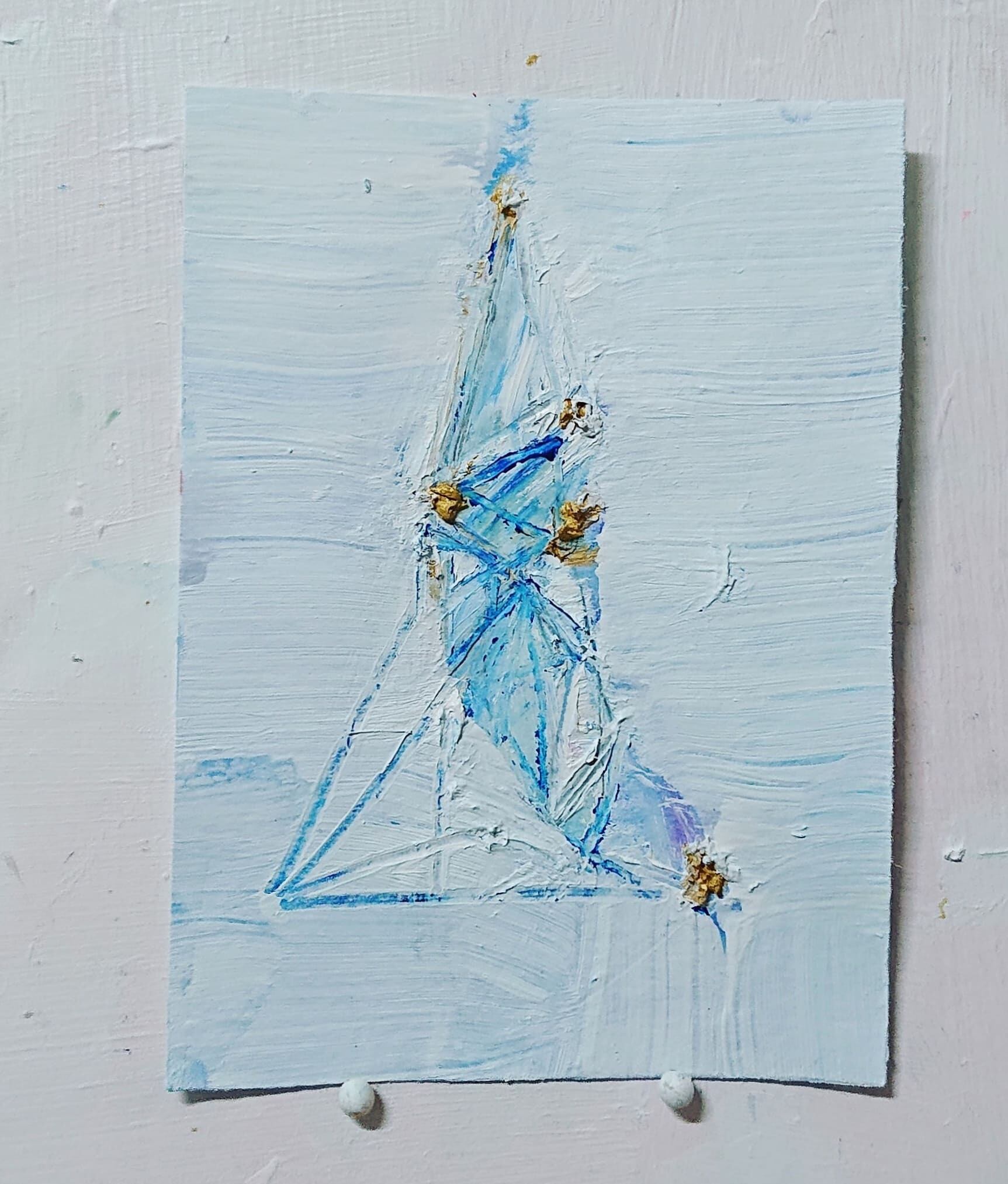 20190923」 紙にドローイング 抽象絵画 21.5 x 27.5 cm