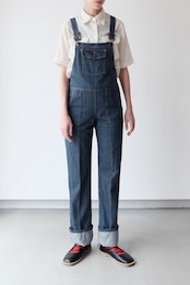 Himitsu no pocket denim salopette