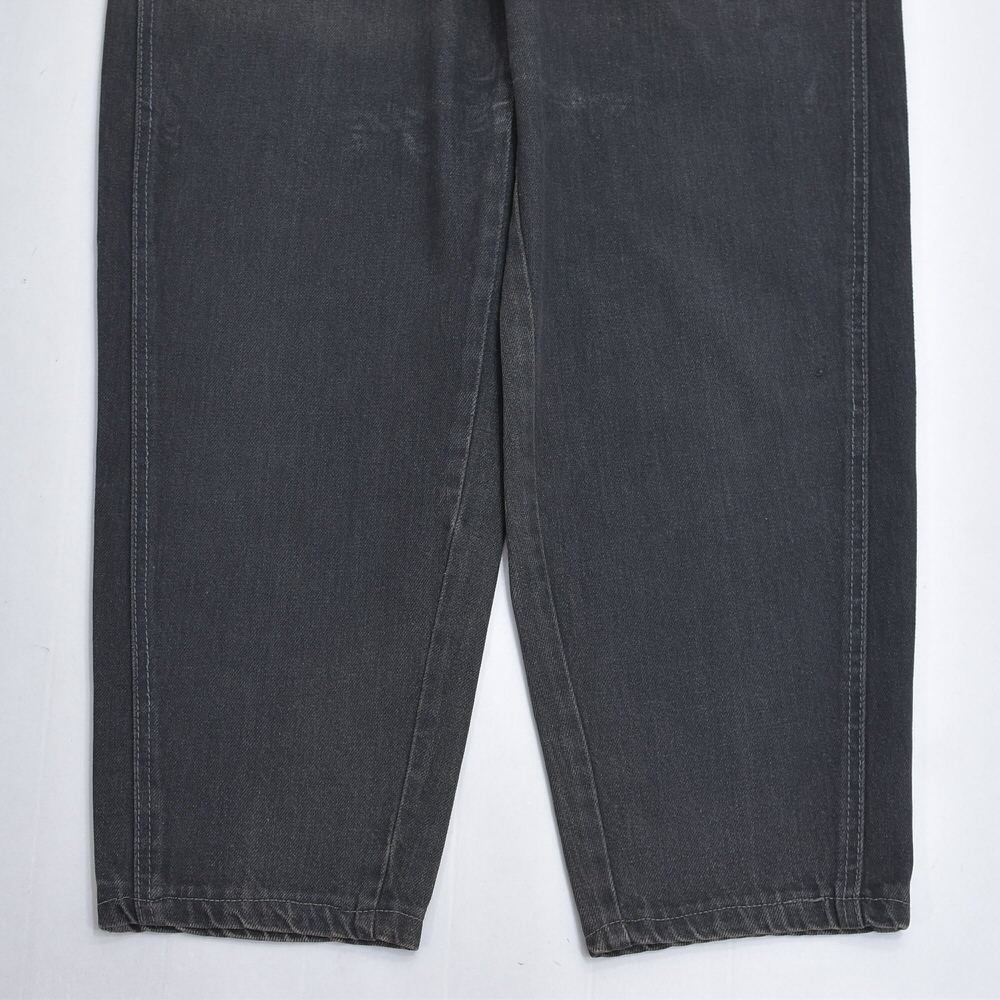 80s アメリカ製 Levi's misses リーバイス ブラックデニム 2タック