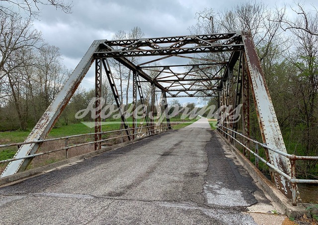 【ルート66フォトポスター】#006 ジョンソン・クリーク橋（ミズーリ州スペンサー）