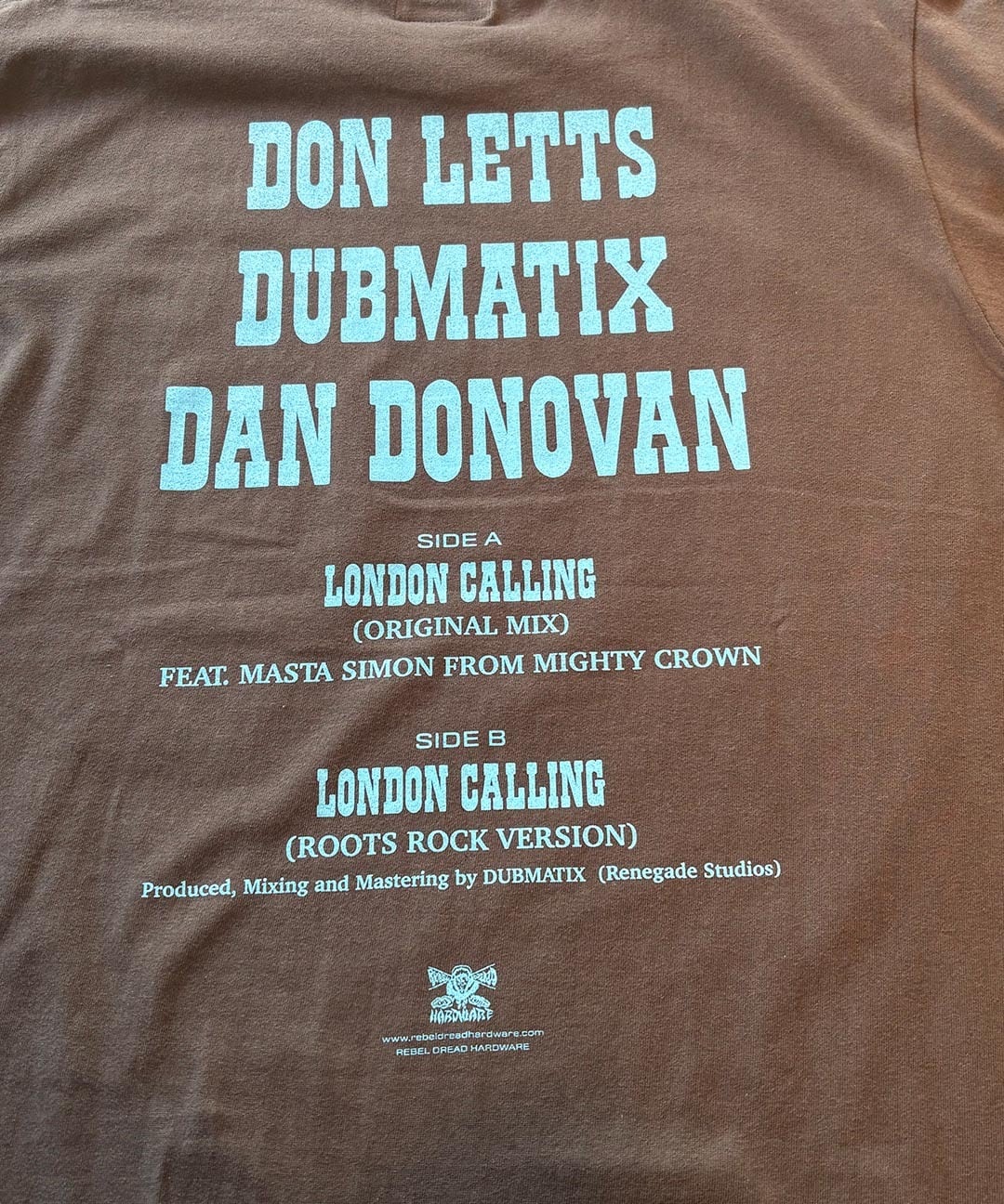 再入荷】RDH / DON LETTS / LONDON CALLING TEE / CHARCOAL | NEVERTRUST