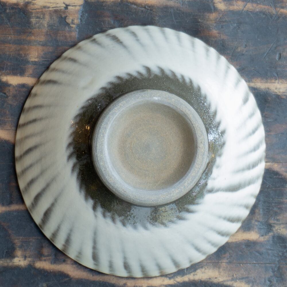 小鹿田焼 坂本創 三寸五分飯碗 刷毛目 白 | くらしのギャラリー杜の街