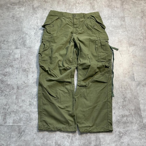 60s アメリカ軍実物 67年製造 M-65 フィールドパンツ R-M w35