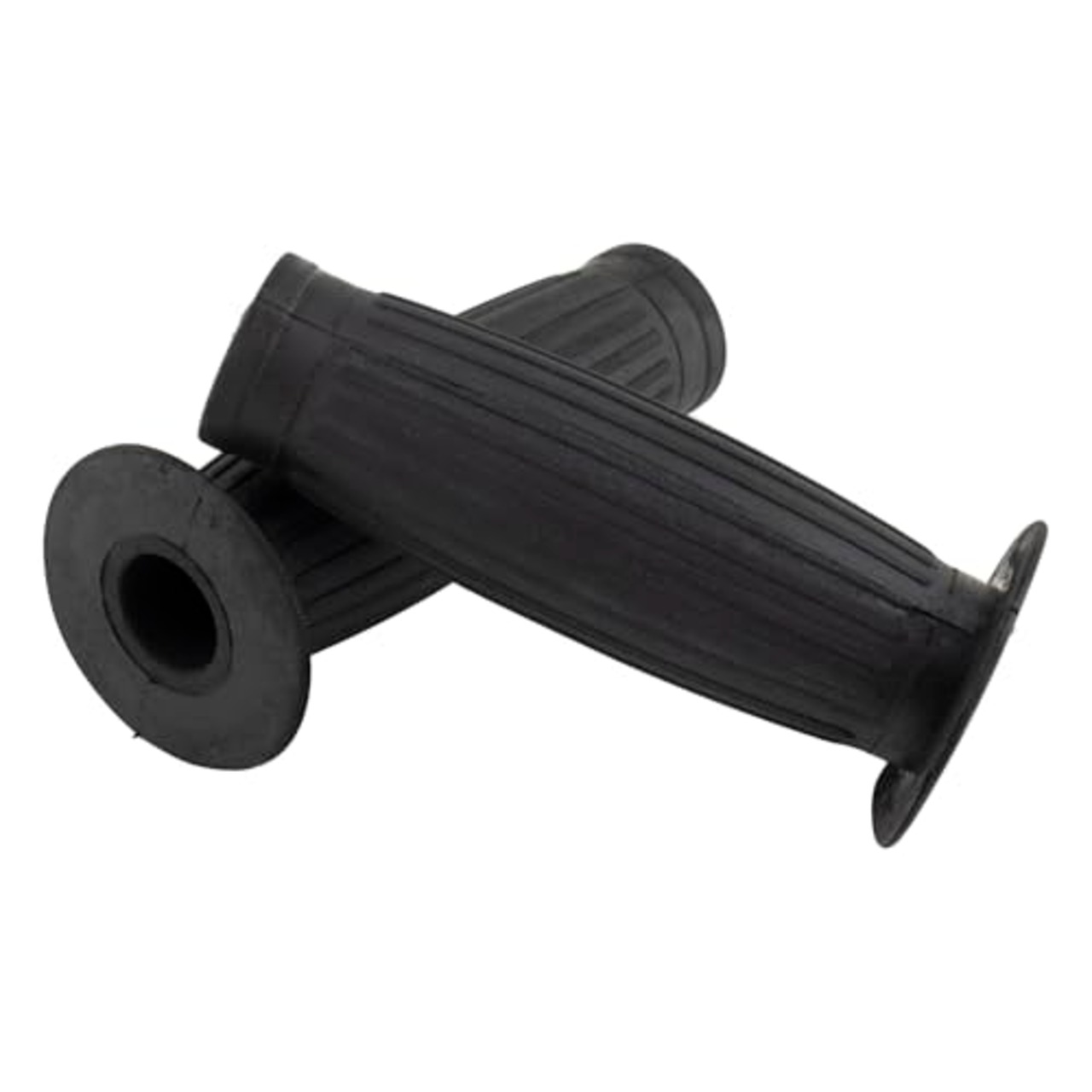 キジマ(Kijima) バイクパーツ グリップ 樽型(タルガタ) ラバー製 136mm φ22.2mm 非貫通タイプ 汎用 ブラック 201-6331