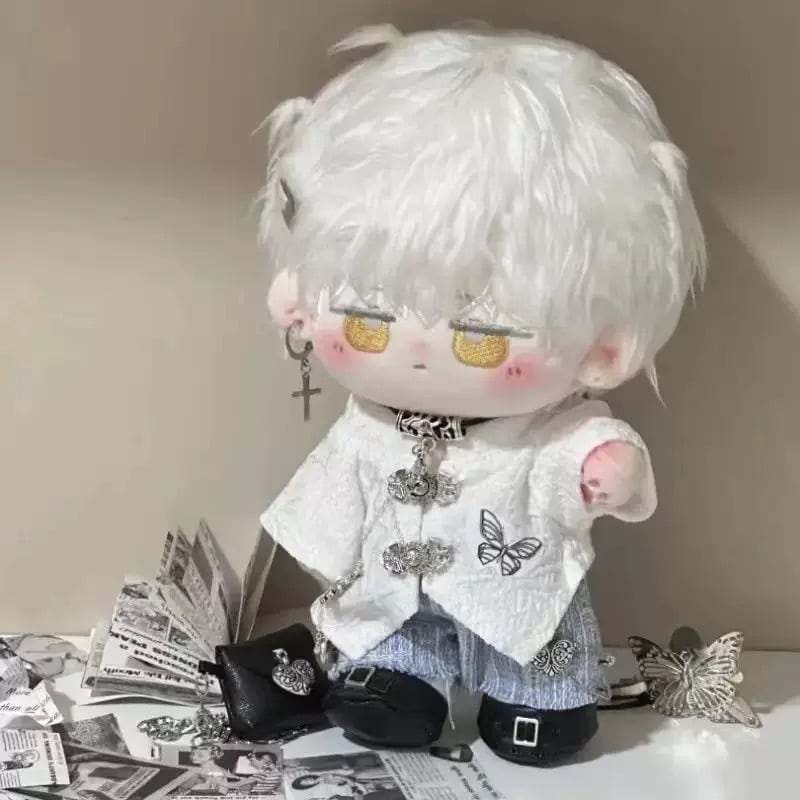 20cmぬい服】カジュアルチャイナコーデ 20cm着せ替えぬいぐるみ用 お