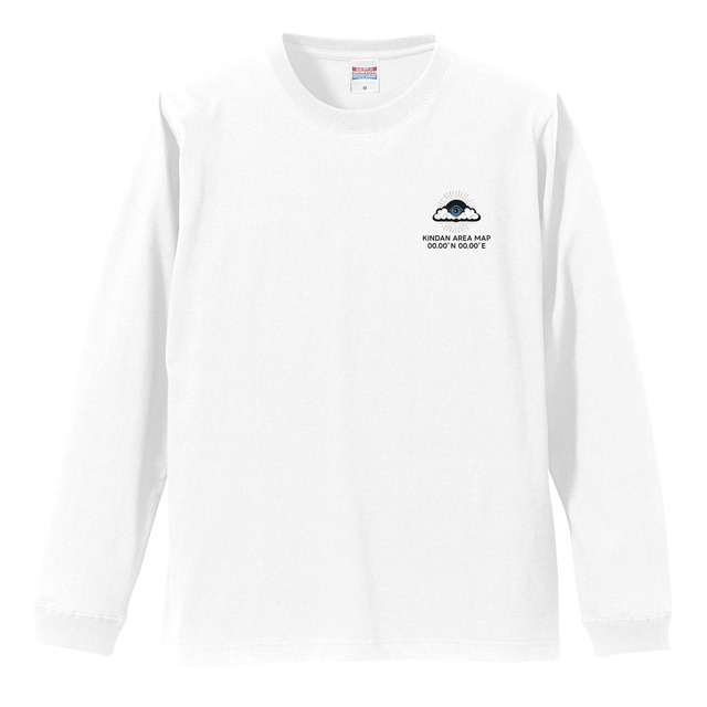 【限定品】タイムラプスch ミニマルロングスリーブTシャツ｜ロゴ×緯度経度×ワンポイントデザイン