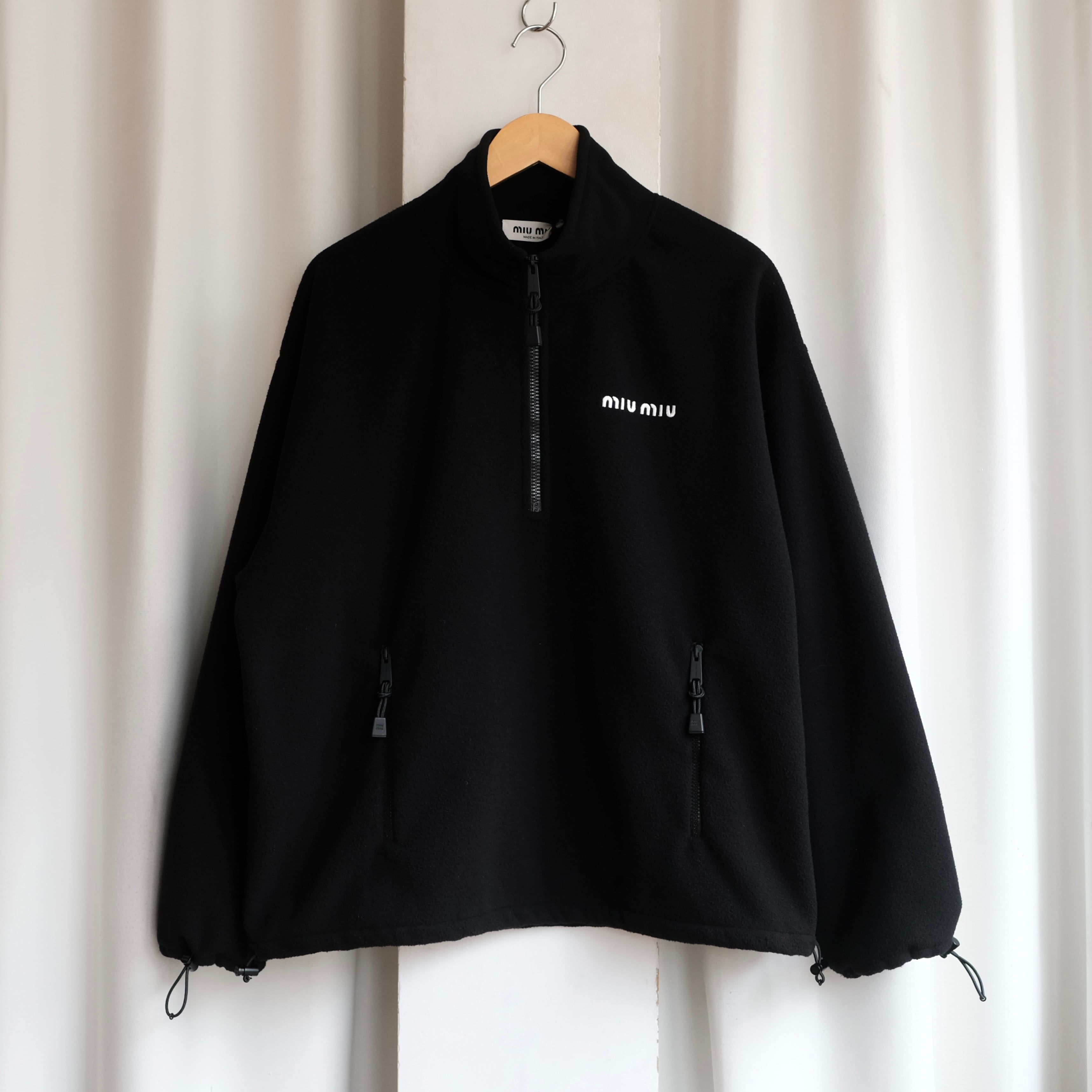 MIU404 2020年ver Lサイズ　公式 MIU MIU FLEECE PULLOVER JACKET | safarionline