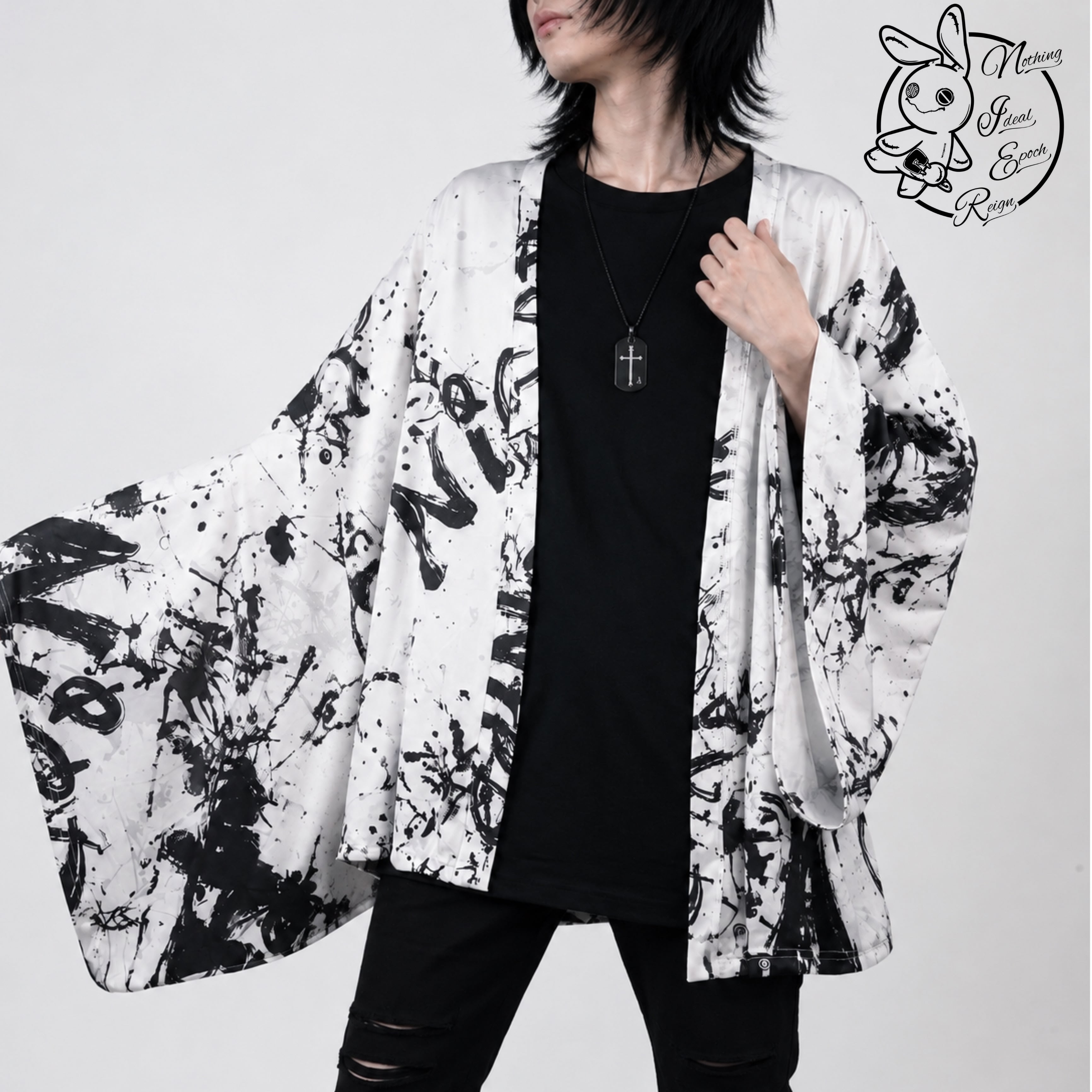 6/9日目玉大特価60%OFF》着物袖羽織【CRASH PAINT】 | NIER CLOTHING