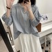 ゆるっとカジュアル クルーネック ビッグTシャツ トップス クルーネックトップスtシャツ 半袖 ブラウス トップス レディース ロゴT
