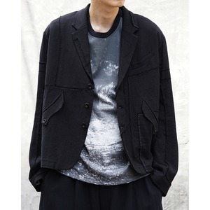 [ Professor.E ](プロフェッサーイー) 26SS-PE-JKT-02 Patchwork Blazer