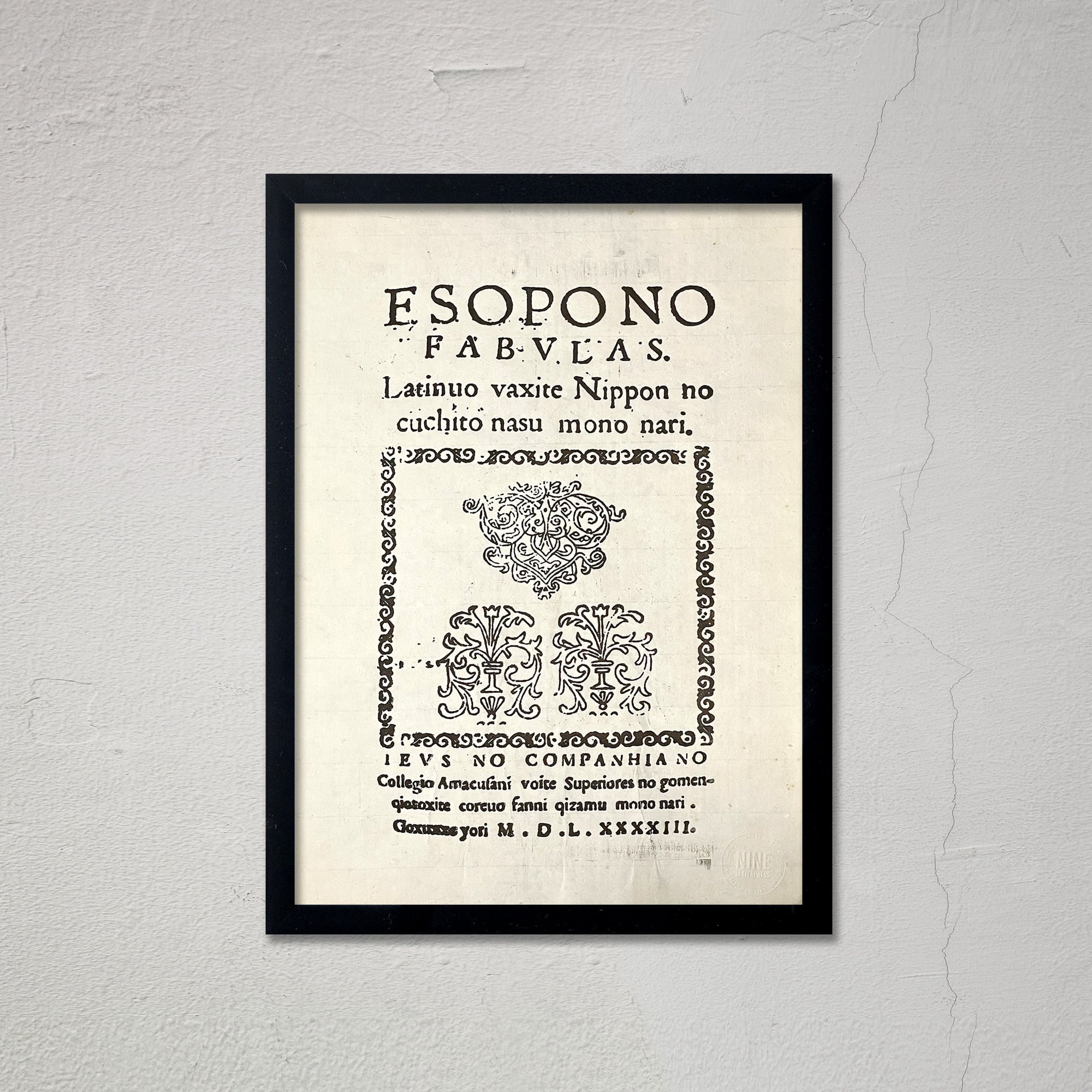NINE LETTERPRESS
