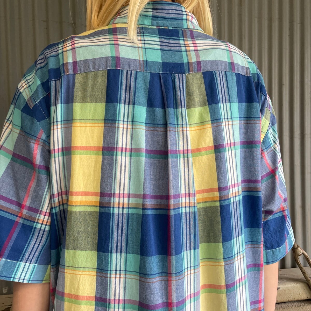 RALPH LAUREN ラルフローレン CLASSIC FIT マドラスチェックシャツ