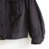 Pale Jute BLACK BLOUSON