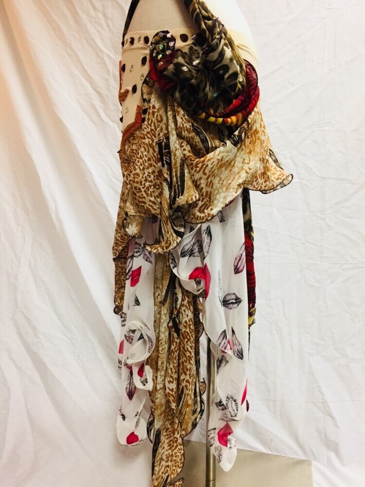 エジプト製ベリーダンス 衣装 豹柄 | shamirajapan