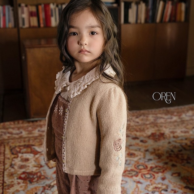 【取寄】oren｜jemma knit cardigan｜ジェンマニットカーディガン｜S-XL｜baby&kids｜26 autumn